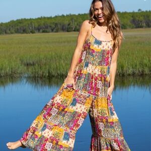 Colorful Patchwork Jumpsuit